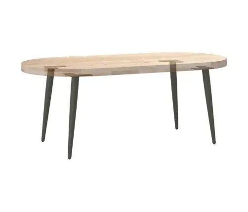 Kafijas Galdiņa Kājas, 4 Gab., Koniskas Formas, Antracīta Krāsa, 42-43 Cm, Tērauds Vidaxl