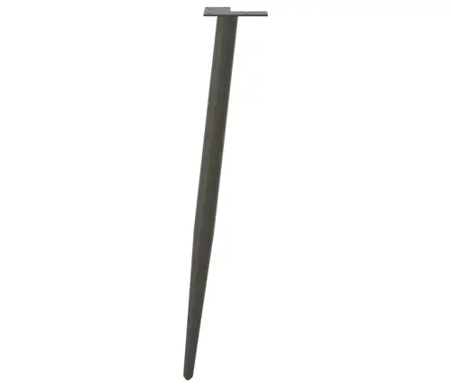 Konsoles Galda Kājas, 4 Gab., Koniskas Formas, Antracīta Krāsa, 72-73 Cm, Tērauds Vidaxl