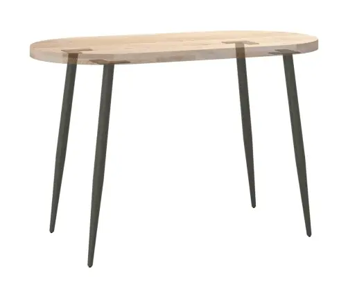 Konsoles Galda Kājas, 4 Gab., Koniskas Formas, Antracīta Krāsa, 72-73 Cm, Tērauds Vidaxl