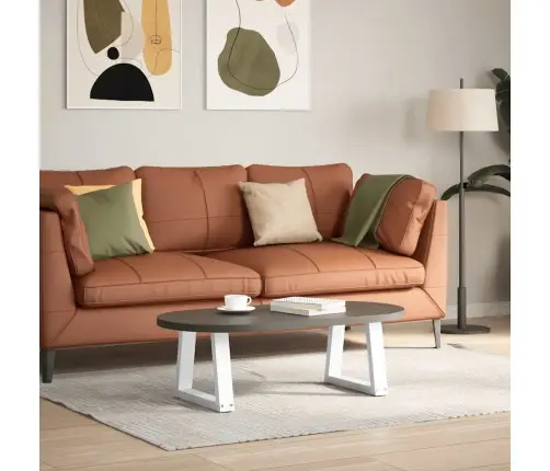 Kafijas Galdiņa Kājas, 2 Gab., V-Veida, Baltas, 30X(30-31,3) Cm, Tērauds Vidaxl