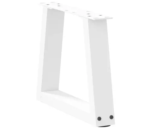 Kafijas Galdiņa Kājas, 2 Gab., V-Veida, Baltas, 30X(30-31,3) Cm, Tērauds Vidaxl
