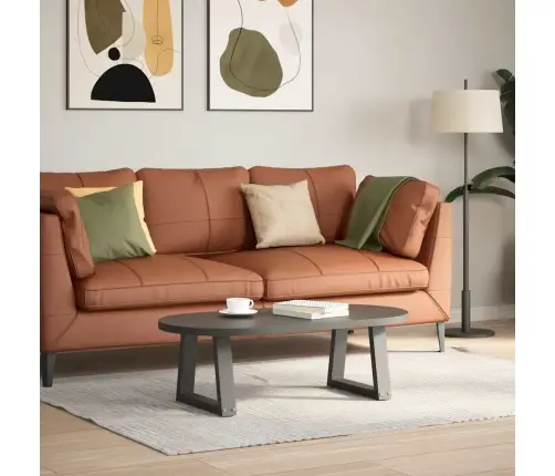 Kafijas Galdiņa Kājas, 2 Gab., V-Veida, Antracīta Krāsā, 30X(30-31,3) Cm, Tērauds Vidaxl