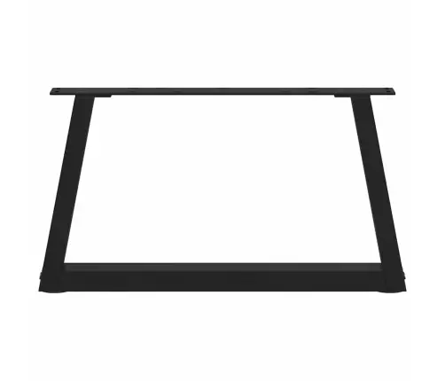 Kafijas Galdiņa Kājas, 2 Gab., V-Veida, Melnas, 50X(30-31,3) Cm, Tērauds Vidaxl