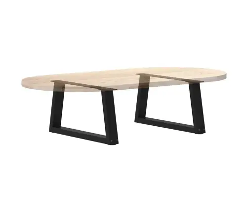 Kafijas Galdiņa Kājas, 2 Gab., V-Veida, Melnas, 50X(30-31,3) Cm, Tērauds Vidaxl