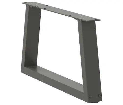 Kafijas Galdiņa Kājas, V-Veida, 2 Gab., Antracīta Krāsā, 50X(30-31,3) Cm, Tērauds Vidaxl