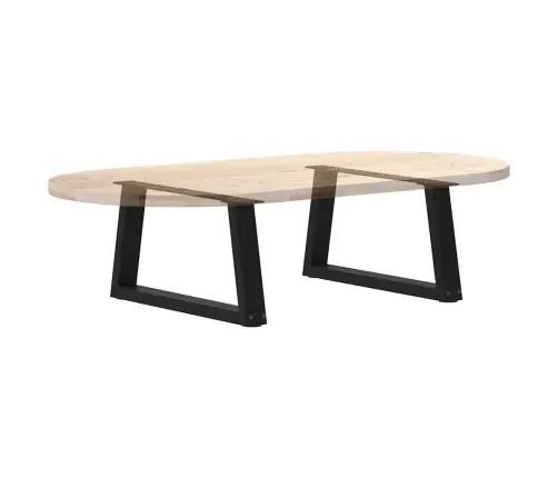 Kafijas Galdiņa Kājas, 2 Gab., V-Veida, Melnas, 60X(30-31,3) Cm, Tērauds Vidaxl