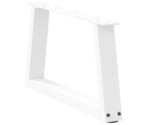 Kafijas Galdiņa Kājas, 2 Gab., V-Veida, Baltas, 60X(30-31,3) Cm, Tērauds Vidaxl