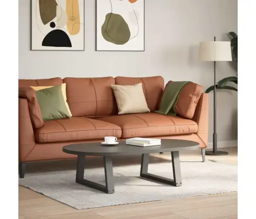 Kafijas Galdiņa Kājas, 2 Gab., V-Veida, Antracīta Krāsā, 60X(30-31,3) Cm, Tērauds Vidaxl