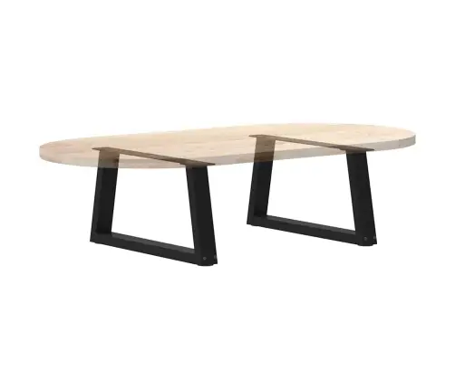 Kohvilaua Jalad, V-Kujulised, 2 Tk, Mustad, 70 X (30–31,3) cm Teras