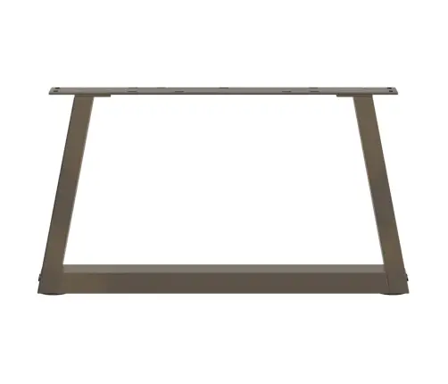 Kafijas Galdiņa Kājas, 2 Gab., V-Veida, Dabīgs Tērauds, 70X(30-31,3) Cm Vidaxl