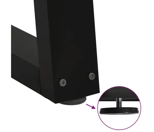 Kavos Staliuko Kojelės, V Formos, 2 Vnt., Juodos, 38X(42-43,3) cm Plienas