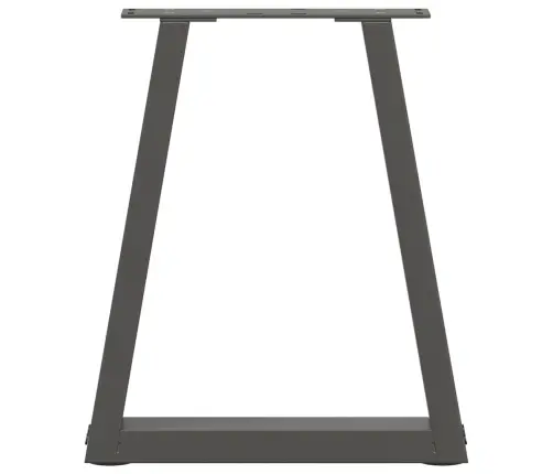 Kafijas Galdiņa Kājas, 2 Gab., V-Veida, Antracīta Krāsā, 38X(42-43,3) Cm, Tērauds Vidaxl