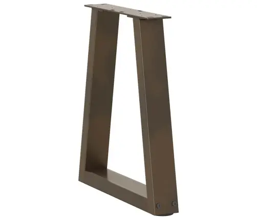 Kohvilaua Jalad V-Kujulised 2 Tk, Naturaalne Teras, 38 X (42–43,3) cm Teras