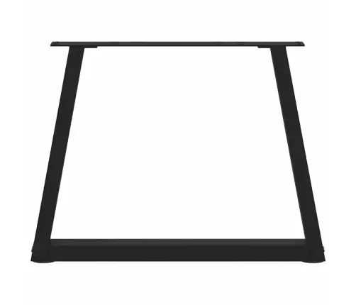 Kafijas Galdiņa Kājas, 2 Gab., V-Veida, Melnas, 50X(42-43,3) Cm, Tērauds Vidaxl