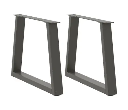 Kavos Staliuko Kojelės, V Formos, 2 Vnt., Antracito Spalvos, 50X(42-43,3) cm Plienas