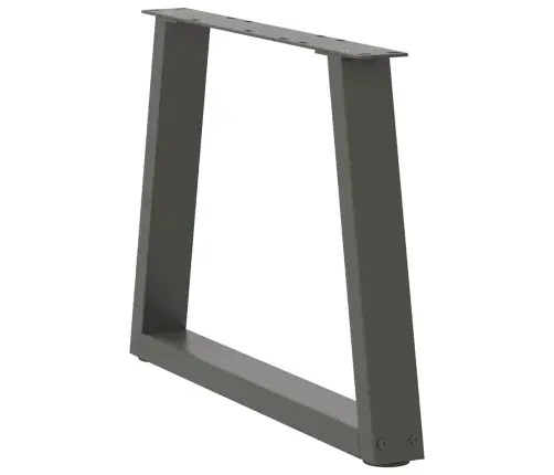 Kavos Staliuko Kojelės, V Formos, 2 Vnt., Antracito Spalvos, 50X(42-43,3) cm Plienas