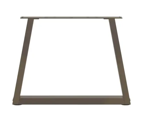 Kafijas Galdiņa Kājas, V-Veida, 2 Gab., Dabīgs Tērauds, 50X(42-43,3) Cm Vidaxl