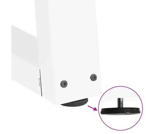 Kavos Staliuko Kojelės, V Formos, 2 Vnt., Baltos, 60X(42-43,3) cm Plienas