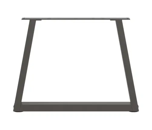 Kafijas Galdiņa Kājas, 2 Gab., V-Veida, Antracīta Krāsā, 60X(42-43,3) Cm, Tērauds Vidaxl
