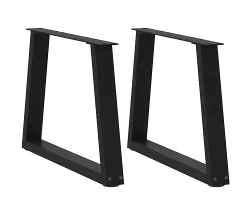 Kohvilaua Jalad, V-Kujulised, 2 Tk, Mustad, 70 X (42–43,3) cm Teras