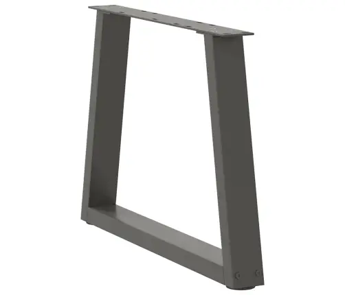 Kafijas Galdiņa Kājas, V-Veida, 2 Gab., Antracīta Krāsā, 70X(42-43,3) Cm, Tērauds Vidaxl