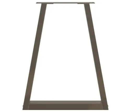 Söögilaua Jalad V-Kujulised 2 Tk, Naturaalne Teras, 50 X (72–73,3) cm Teras