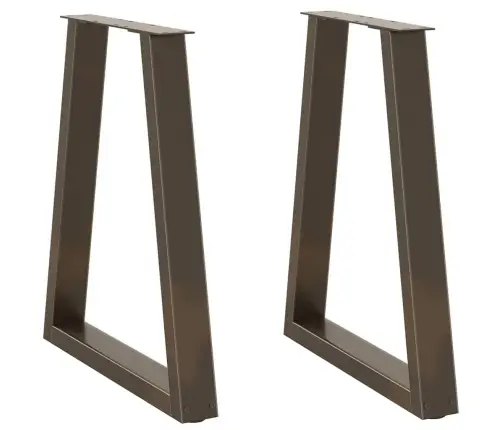 Söögilaua Jalad, V-Kujulised, 2 Tk, Naturaalne Teras, 60 X (72–73,3) cm Teras