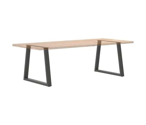 Ēdamgalda Kājas, 2 Gab., V-Veida, Antracīta Krāsā, 70X(72-73,3) Cm, Tērauds Vidaxl