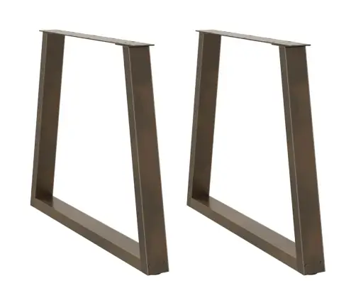 Söögilaua Jalad, V-Kujulised, 2 Tk, Naturaalne Teras, 70 X (72–73,3) cm Teras