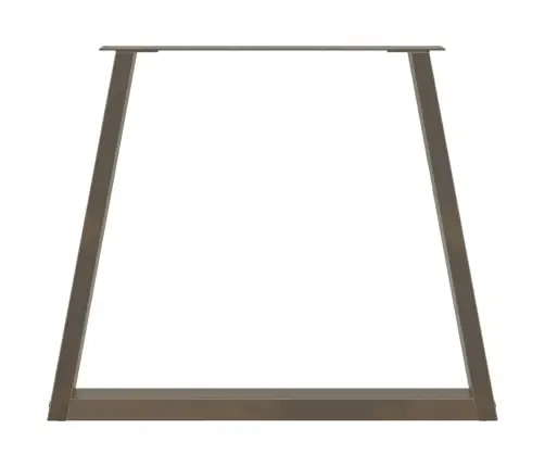 Söögilaua Jalad, V-Kujulised, 2 Tk, Naturaalne Teras, 70 X (72–73,3) cm Teras