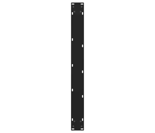 Ēdamgalda Kājas, 2 Gab., V-Veida, Melnas, 80X(72-73,3) Cm, Tērauds Vidaxl