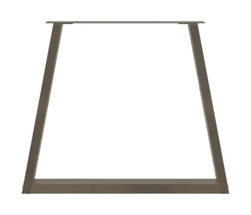 Valgomojo Stalo Kojelės, V Formos, 2 Vnt., Natūralus Plienas, 80X(72-73,3) cm Plienas