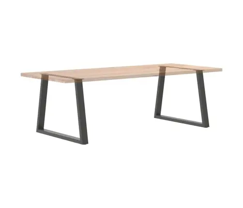 Ēdamgalda Kājas, 2 Gab., V-Veida, Antracīta Krāsā, 90X(72-73,3) Cm, Tērauds Vidaxl