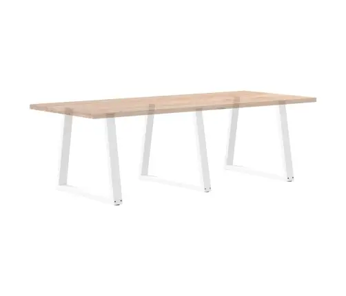 Söögilaua Jalad, V-Kujulised, 3 Tk, Valged, 80 X (72–73,3) cm Teras