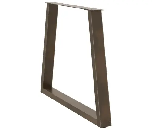 Valgomojo Stalo Kojelės, V Formos, 3 Vnt., Natūralus Plienas, 80X(72-73,3) cm Plienas