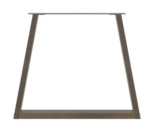 Valgomojo Stalo Kojelės, V Formos, 3 Vnt., Natūralus Plienas, 80X(72-73,3) cm Plienas