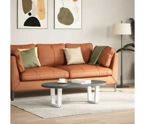 Kafijas Galdiņa Kājas, 2 Gab., V-Veida, Baltas, 30X(30-31,3) Cm, Tērauds Vidaxl