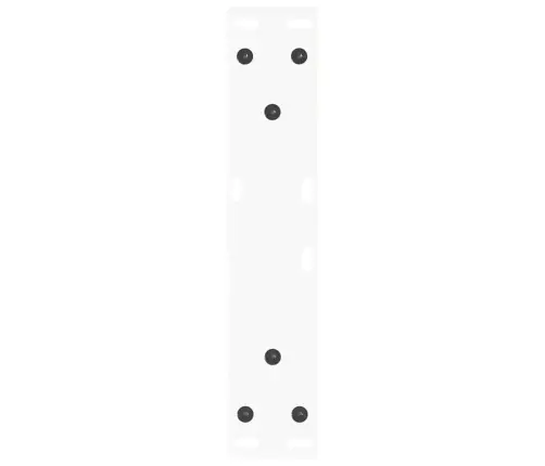 Kafijas Galdiņa Kājas, 2 Gab., V-Veida, Baltas, 30X(30-31,3) Cm, Tērauds Vidaxl