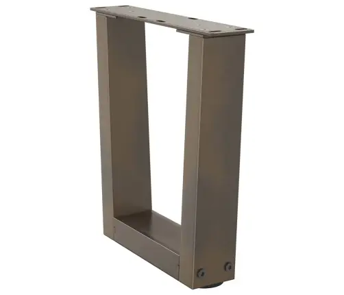 Kafijas Galdiņa Kājas, 2 Gab., V-Veida, Dabīgs Tērauds, 30X(30-31,3) Cm Vidaxl