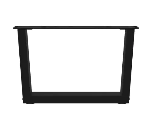 Kohvilaua Jalad, V-Kujulised, 2 Tk, Mustad, 50 X (30–31,3) cm Teras