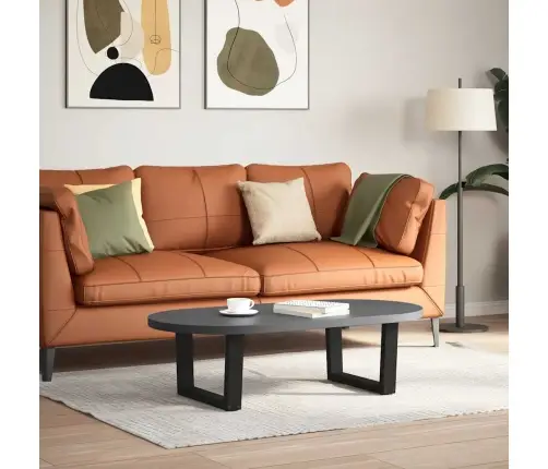 Kafijas Galdiņa Kājas, 2 Gab., V-Veida, Melnas, 60X(30-31,3) Cm, Tērauds Vidaxl