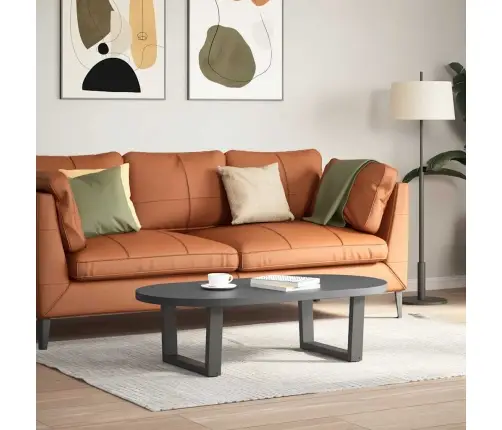 Kafijas Galdiņa Kājas, 2 Gab., V-Veida, Antracīta Krāsā, 60X(30-31,3) Cm, Tērauds Vidaxl