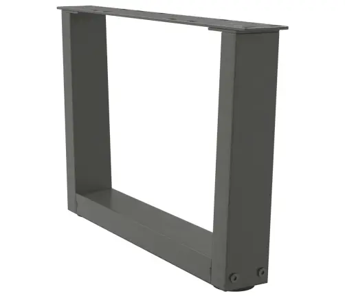 Kafijas Galdiņa Kājas, 2 Gab., V-Veida, Antracīta Krāsā, 60X(30-31,3) Cm, Tērauds Vidaxl