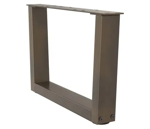 Kafijas Galdiņa Kājas, 2 Gab., V-Veida, Dabīgs Tērauds, 60X(30-31,3) Cm Vidaxl