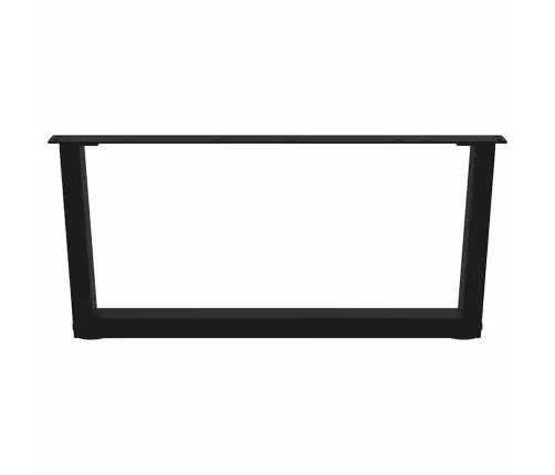 Kafijas Galdiņa Kājas, 2 Gab., V-Veida, Melnas, 70X(30-31,3) Cm, Tērauds Vidaxl