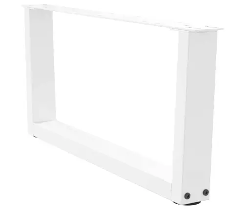 Kafijas Galdiņa Kājas, 2 Gab., V-Veida, Baltas, 70X(30-31,3) Cm, Tērauds Vidaxl