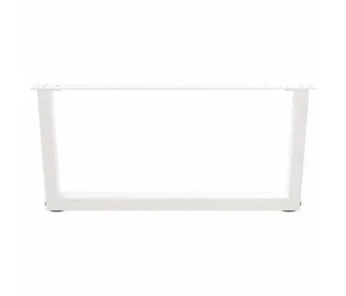 Kafijas Galdiņa Kājas, 2 Gab., V-Veida, Baltas, 70X(30-31,3) Cm, Tērauds Vidaxl