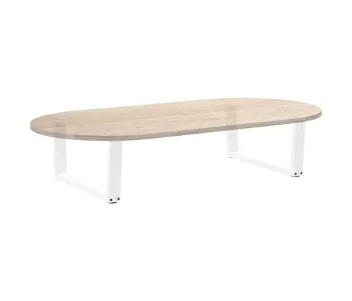 Kafijas Galdiņa Kājas, 2 Gab., V-Veida, Baltas, 70X(30-31,3) Cm, Tērauds Vidaxl