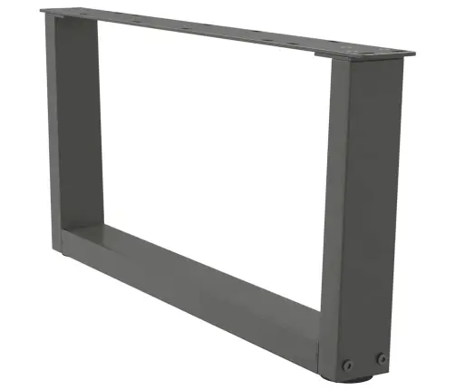 Kafijas Galdiņa Kājas, 2 Gab., V-Veida, Antracīta Krāsā, 70X(30-31,3) Cm, Tērauds Vidaxl