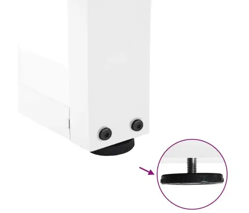 Kavos Staliuko Kojelės, V Formos, 2 Vnt., Baltos, 28X(42-43,3) cm Plienas